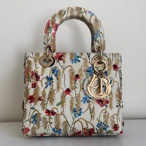 AUTHENTIC DIOR HIBISCUS LADY DIOR MYABCDIOR BAG
